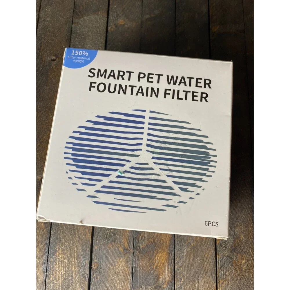 6 Pk Cat Water Fountain Filters Replacement Filters For Automatic Pet Fountain